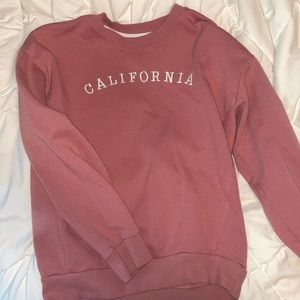 California Crewneck - Faded pink